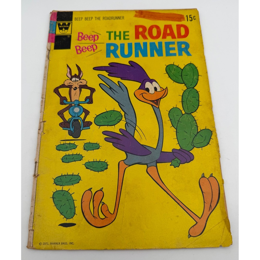 Vintage 1971 Whitman Beep Beep The Road Runner Comic Book No 27 Looney Tunes